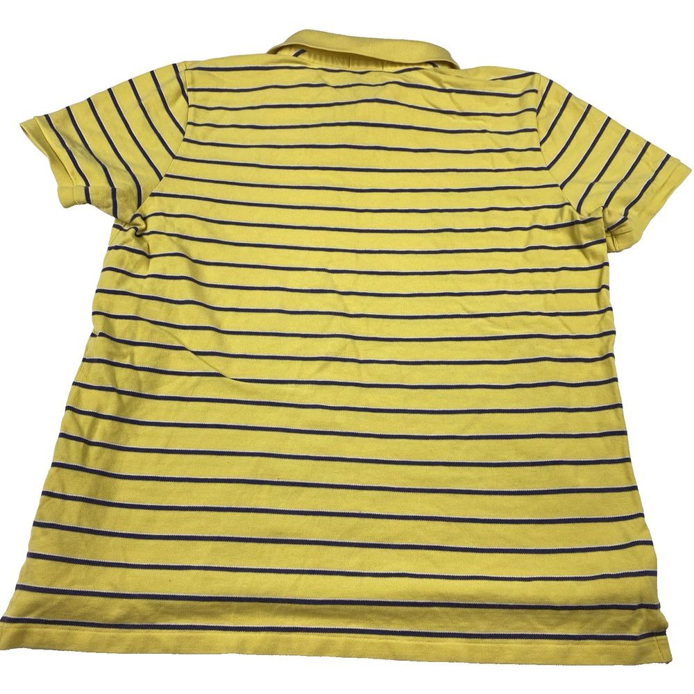 Polo Jeans Co Ralph Lauren Polo Shirt Men's Size XXL Yellow Striped Vintage Flag - Picture 6 of 6